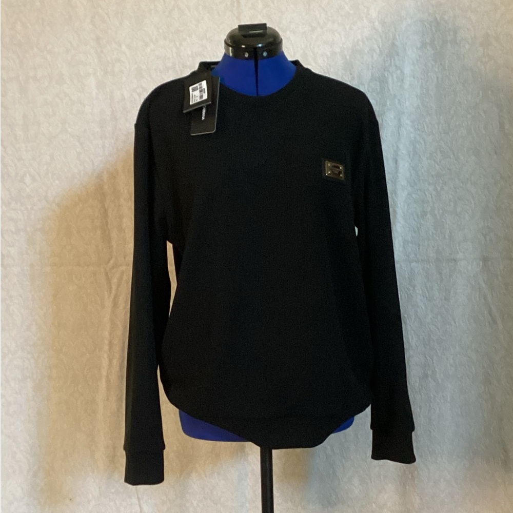 Dolce & Gabbana Black Crewneck Sweater